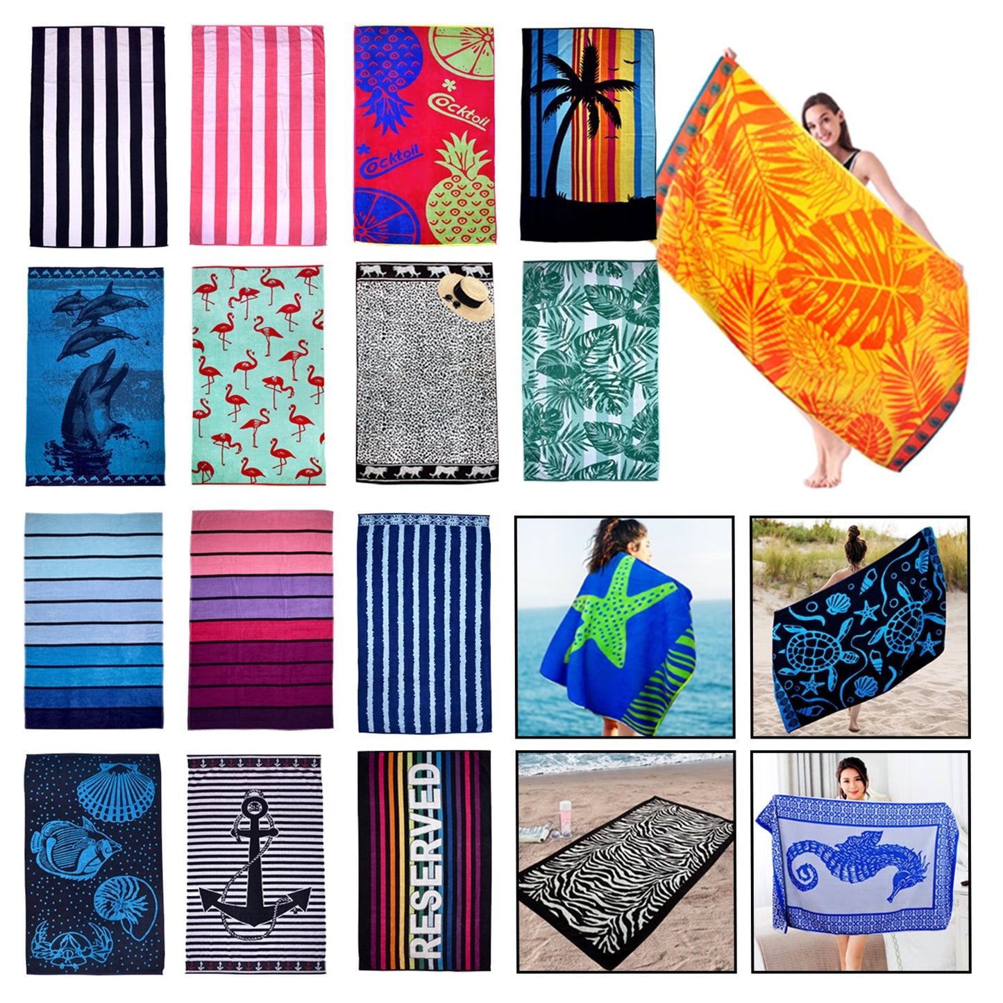 Beach Towel 20 Designs