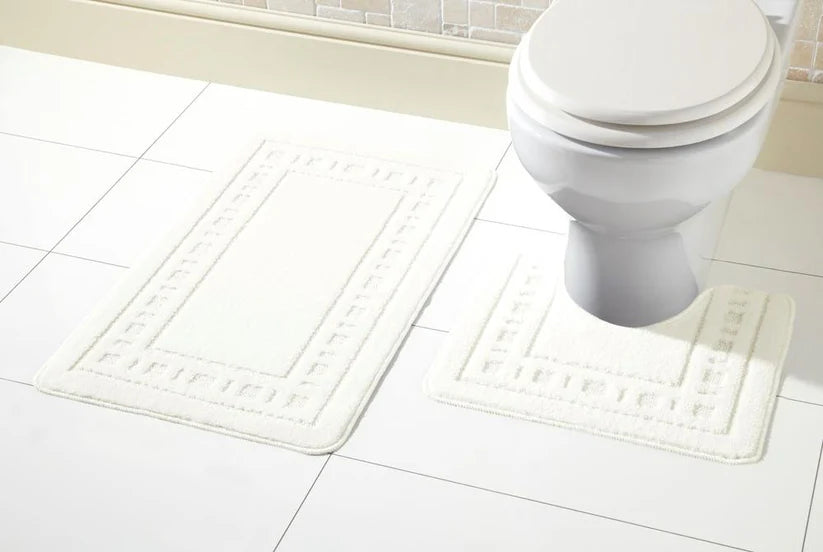 Miami Bath Mat Set Luxurious Ultra-Absorbent Non-Slip Bathroom Rug