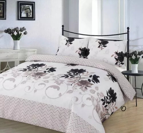 PolyCotton Duvet Cover Set Bedding Set Quilt Cover with Pillowcase