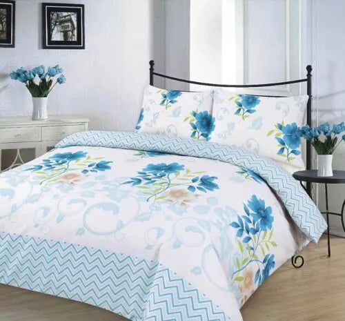 PolyCotton Duvet Cover Set Bedding Set Quilt Cover with Pillowcase