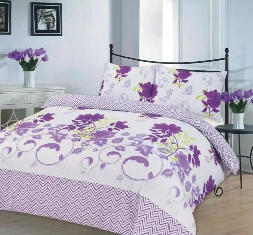 PolyCotton Duvet Cover Set Bedding Set Quilt Cover with Pillowcase