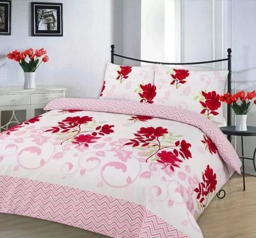PolyCotton Duvet Cover Set Bedding Set Quilt Cover with Pillowcase