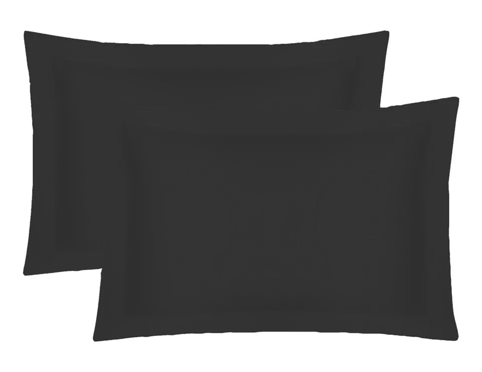 200 Thread Count Egyptian Cotton Pillowcases Oxford - Housewife 11 Colours