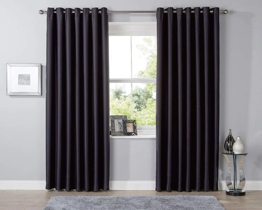 Thermal Blackout Room Darkening Curtains Energy Saving Light Blocking Panels in 12 Colours for Bedrooms and Living Rooms Multiple Sizes