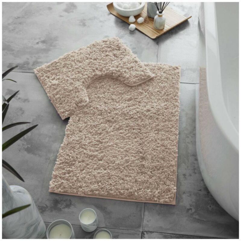 Zero Twist Bath Mat Pedestal Set 10 Colours