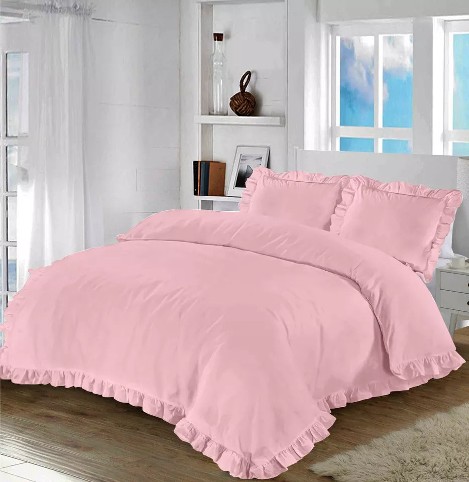 Santiago Frill Duvet Cover Set 5 Colours