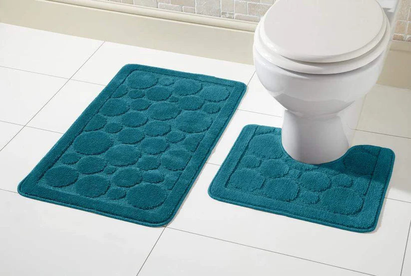 Cali Bath Mat Set Luxury Super Soft Non-Slip Ultra Absorbent Bathroom Mat