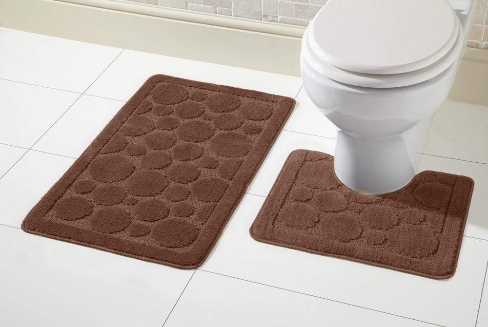 Cali Bath Mat Set Luxury Super Soft Non-Slip Ultra Absorbent Bathroom Mat