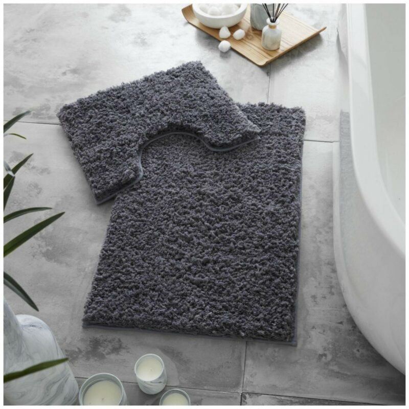 Zero Twist Bath Mat Pedestal Set 10 Colours
