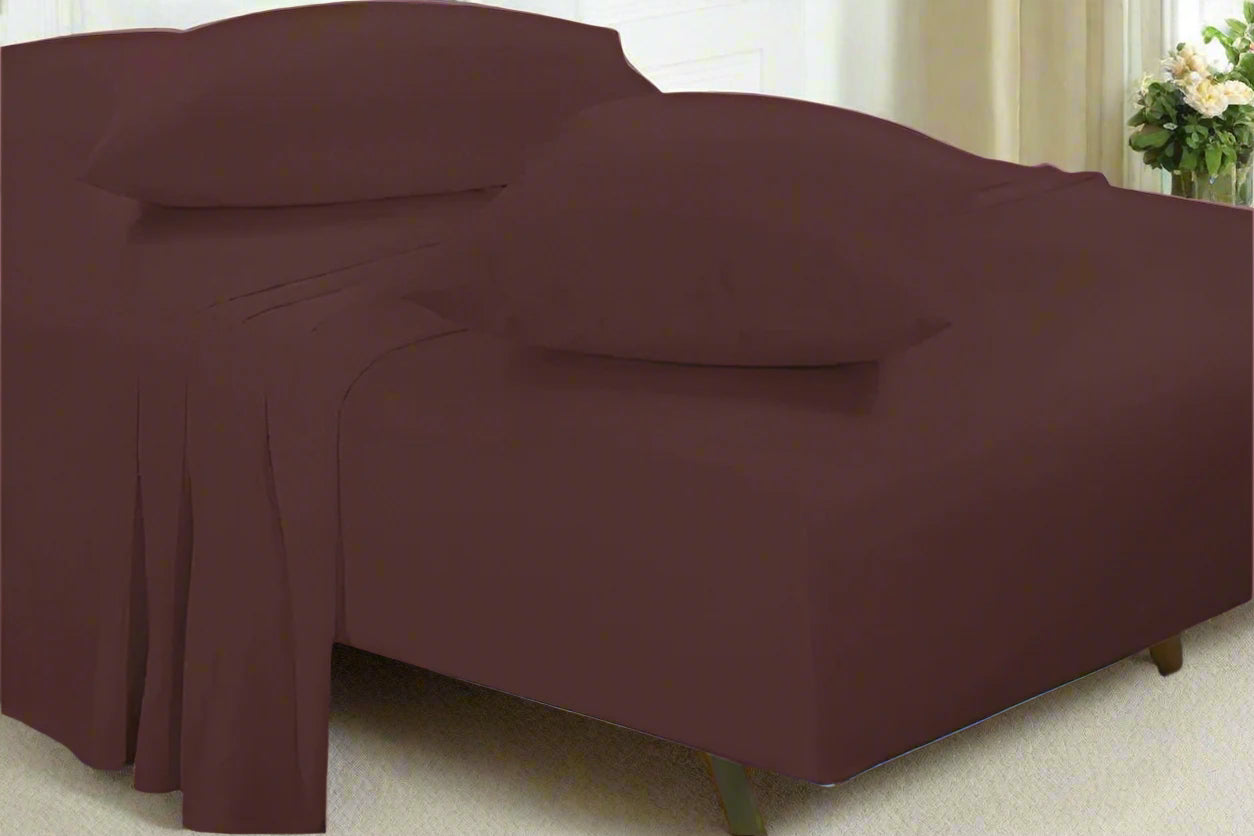 Easy Care Plain Percale Fitted Sheet 10" (25cm) 22 Colours