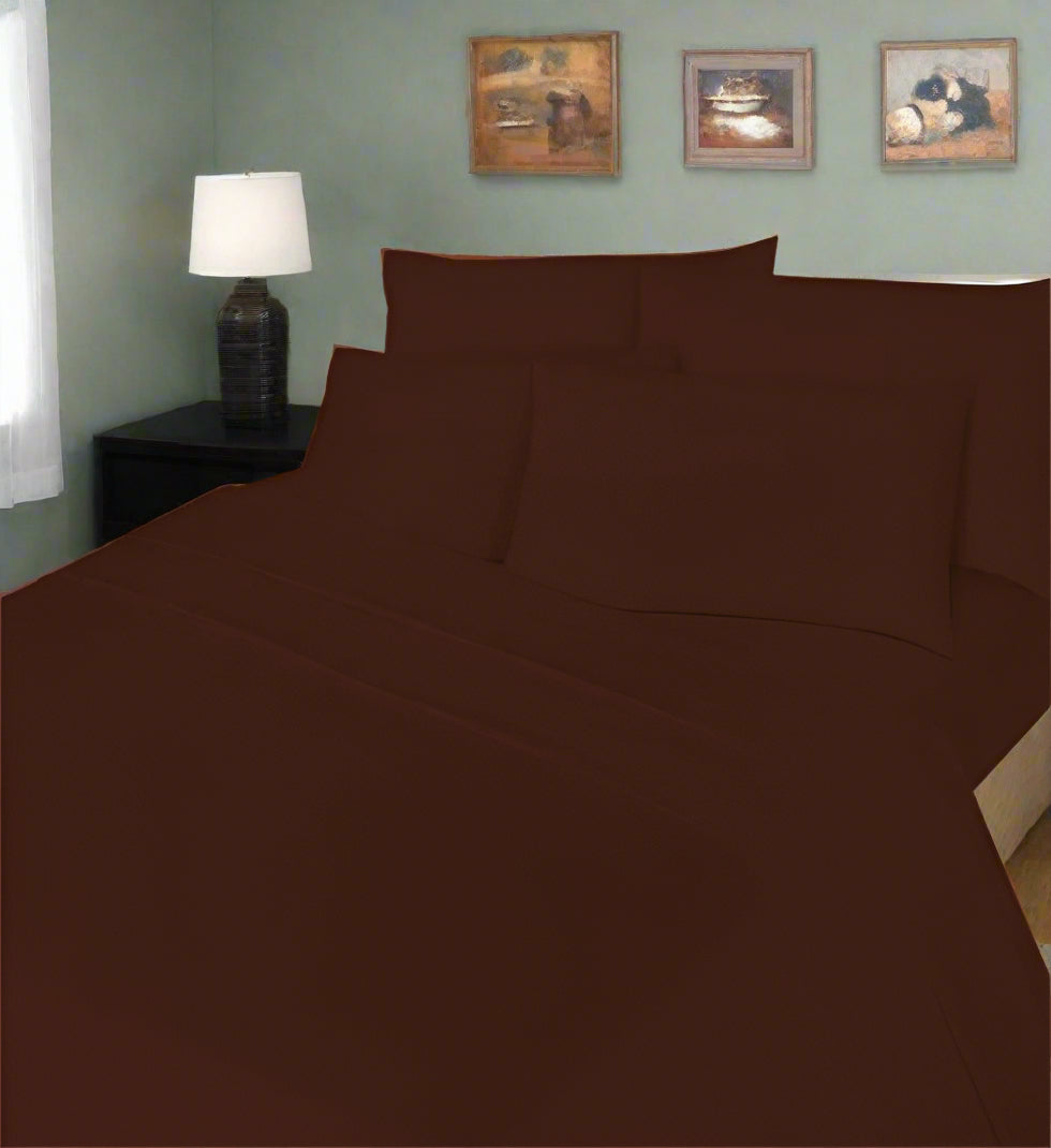 Luxury Percale Fitted Sheet Extra Deep (40cm) Non Iron 180 Thread Count Percale