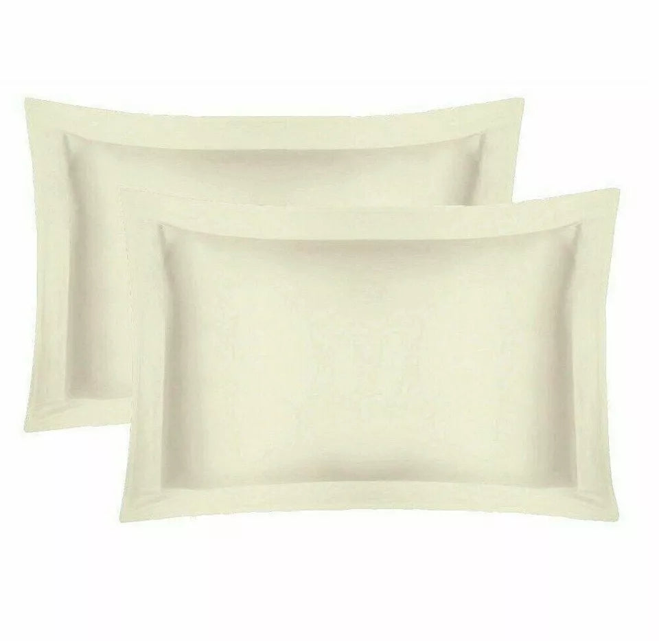 200 Thread Count Egyptian Cotton Pillowcases Oxford - Housewife 11 Colours