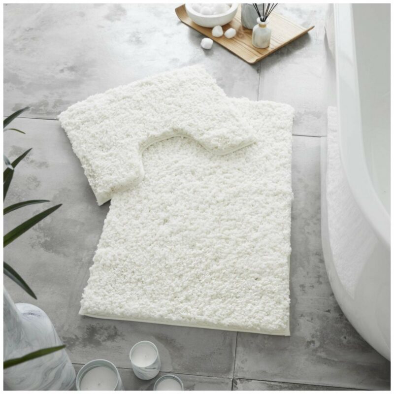 Zero Twist Bath Mat Pedestal Set 10 Colours