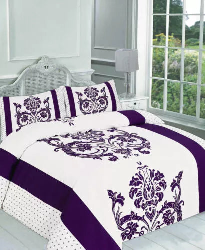 PolyCotton Duvet Cover Set Bedding Set Quilt Cover with Pillowcase