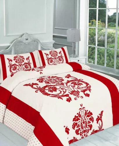 PolyCotton Duvet Cover Set Bedding Set Quilt Cover with Pillowcase