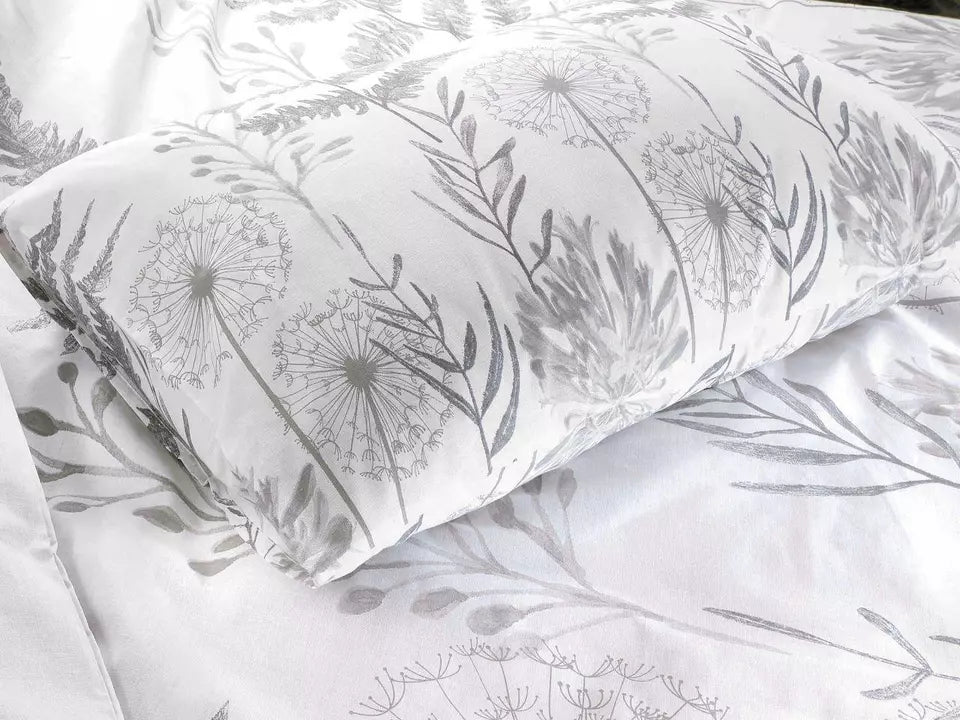 Duvet Cover Set Printed Floral Audra Easy Care Quilt Cover Bedding Set
