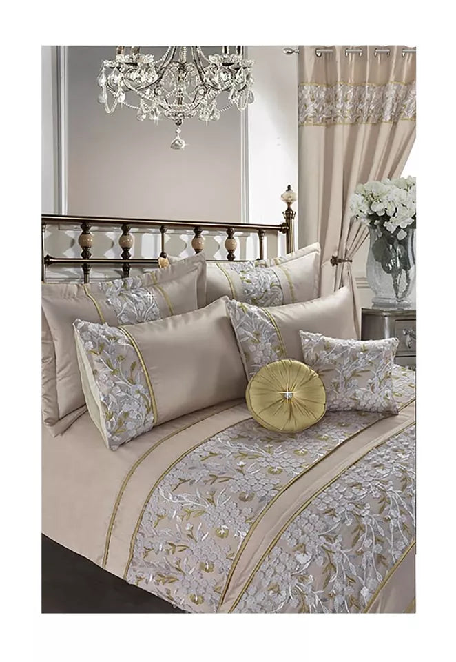 Embroidery Bedding Duvet Set / Cushion Covers / Bed Throw Sham Pillow / Curtains