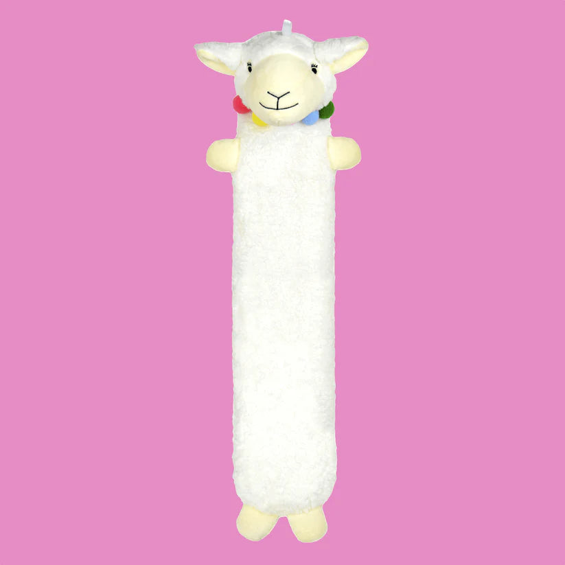 Extra Long 2L Hot Water Bottle with Plush Faux Fur Cover Durable Rubber for Muscle Pain Relief and Cosy Nights