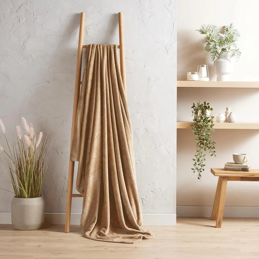 Flannel Ultra Soft Fleece Throw Blanket Super Warm Plush Lightweight All-Season Comfort