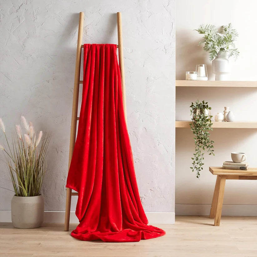 Flannel Ultra Soft Fleece Throw Blanket Super Warm Plush Lightweight All-Season Comfort