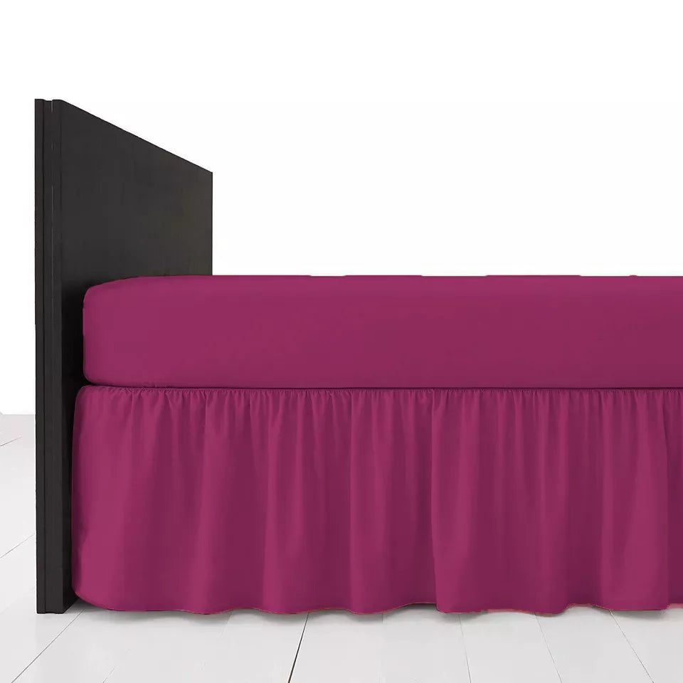 Easy Care Valance Fitted Sheet Fitted Sheet 22 Colours