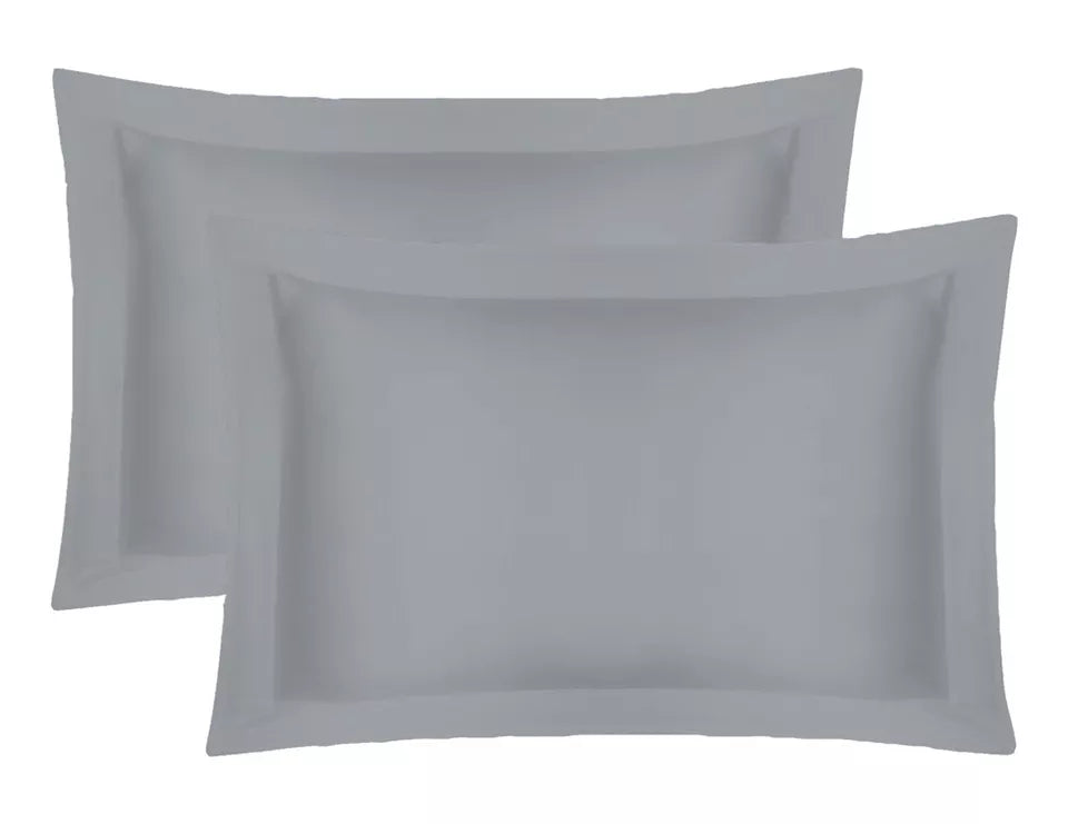 200 Thread Count Egyptian Cotton Pillowcases Oxford - Housewife 11 Colours