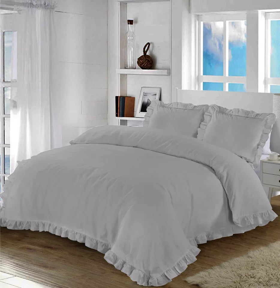 Santiago Frill Duvet Cover Set 5 Colours