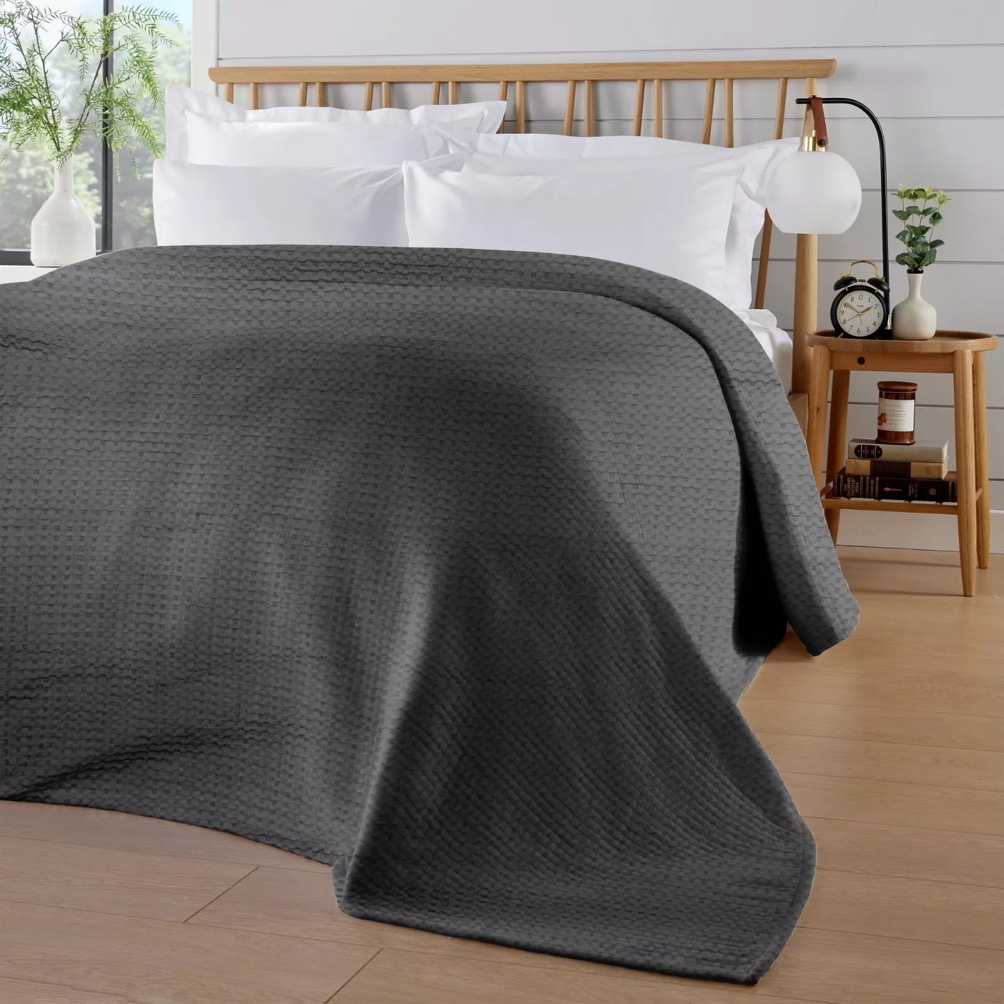 Cotton Florian Throw Checked Throw 5 Colours