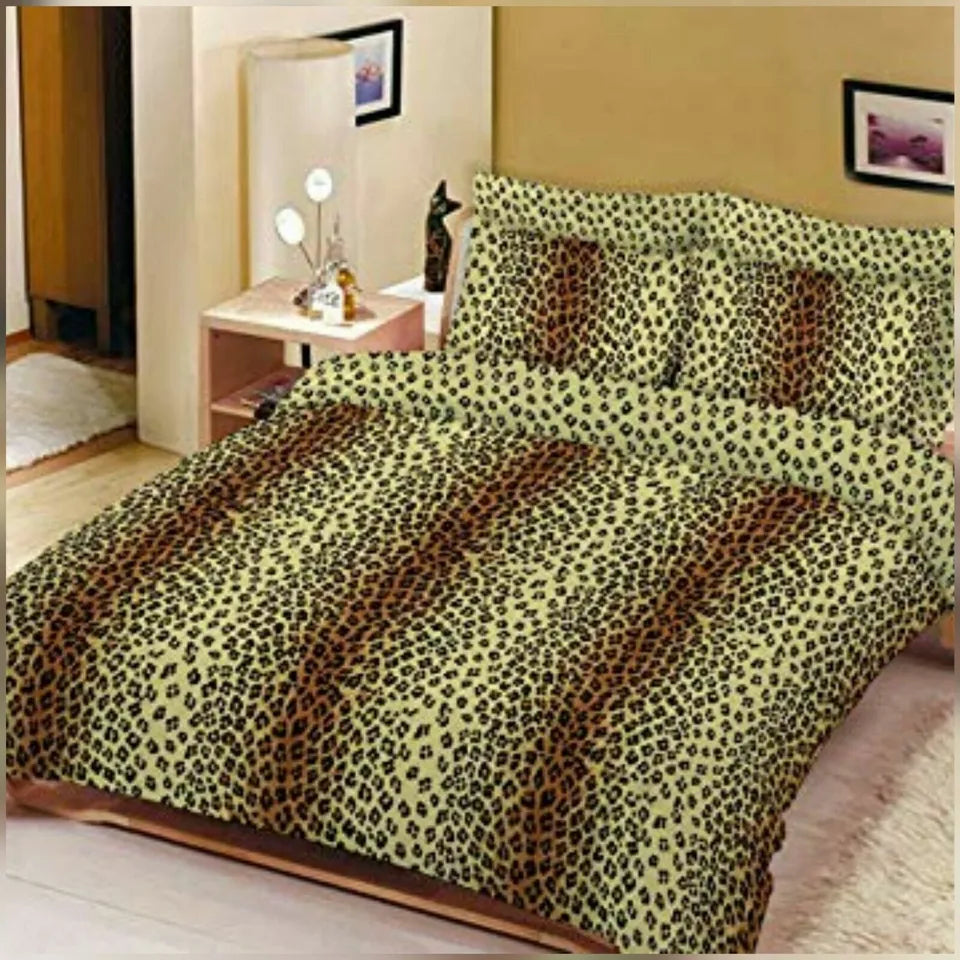 PRINTED DUVET COVER SET POLY COTTON QUILT BEDDING BEDROOM SETS DOUBLE KING SIZE