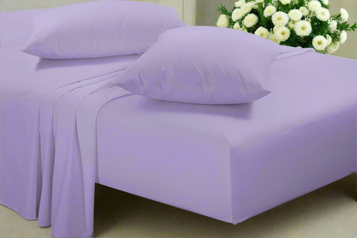 Easy Care Plain Percale Fitted Sheet 10" (25cm) 22 Colours