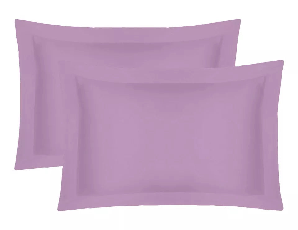 200 Thread Count Egyptian Cotton Pillowcases Oxford - Housewife 11 Colours