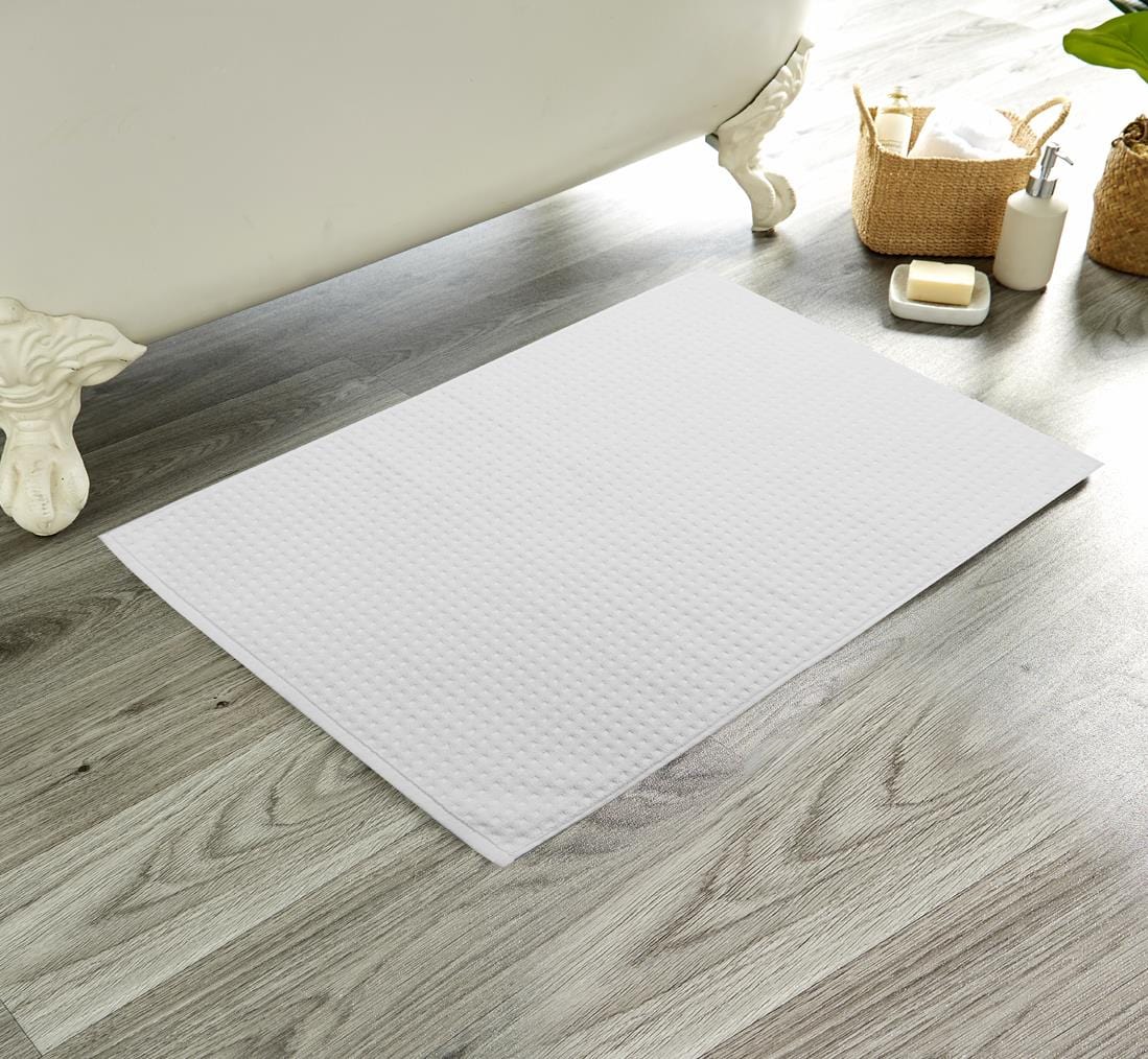 Luxe Ultra-Soft Deep Cotton Pile Bathmats Handcrafted Eco-Friendly Absorbent