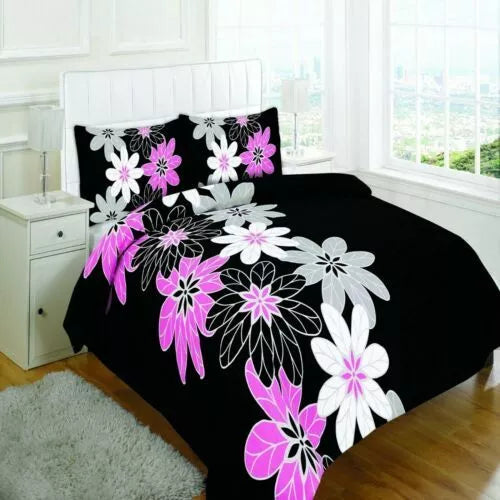 PolyCotton Duvet Cover Set Bedding Set Quilt Cover with Pillowcase
