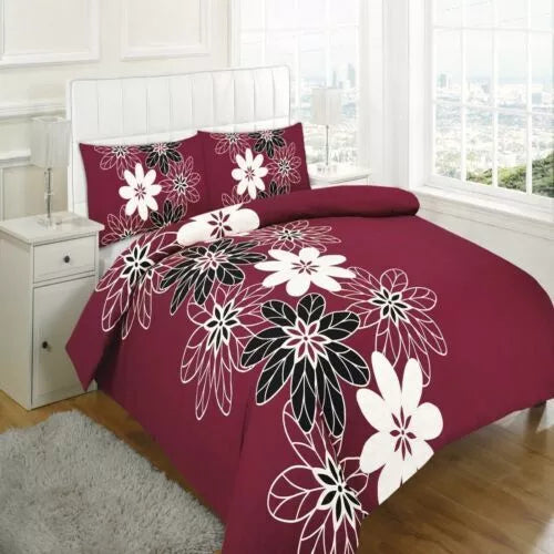 PolyCotton Duvet Cover Set Bedding Set Quilt Cover with Pillowcase