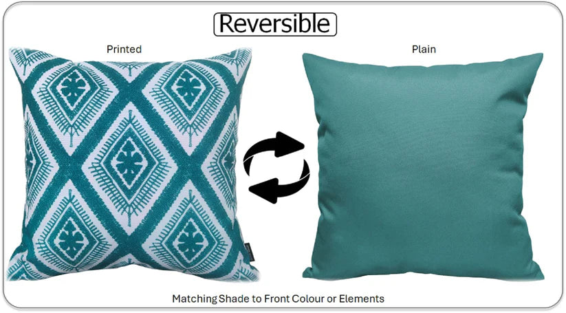 Meze Teal Waterproof Outdoor Cushions