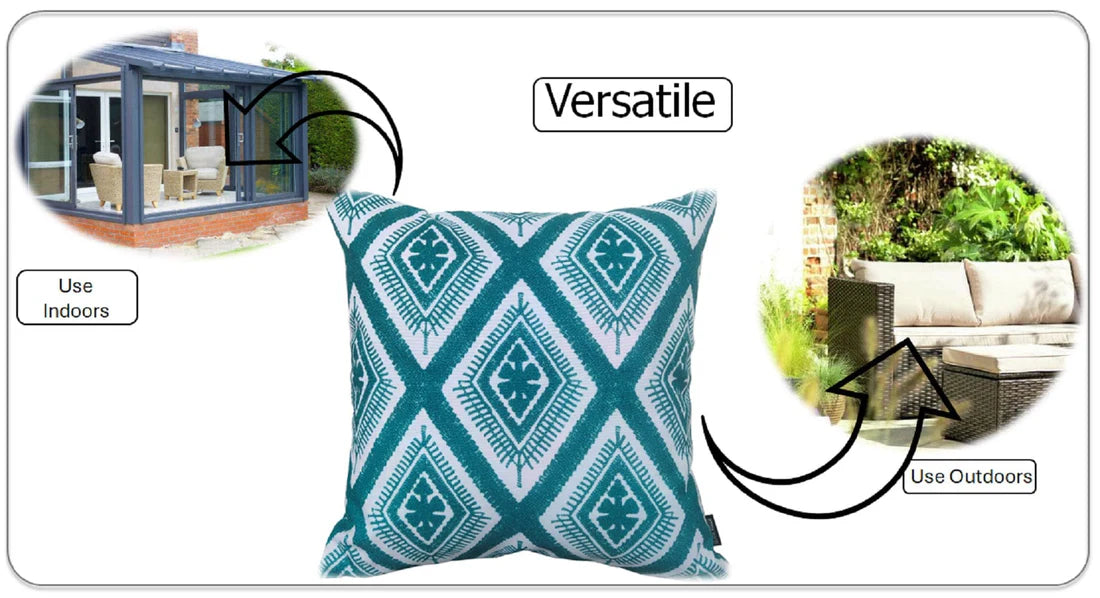 Meze Teal Waterproof Outdoor Cushions