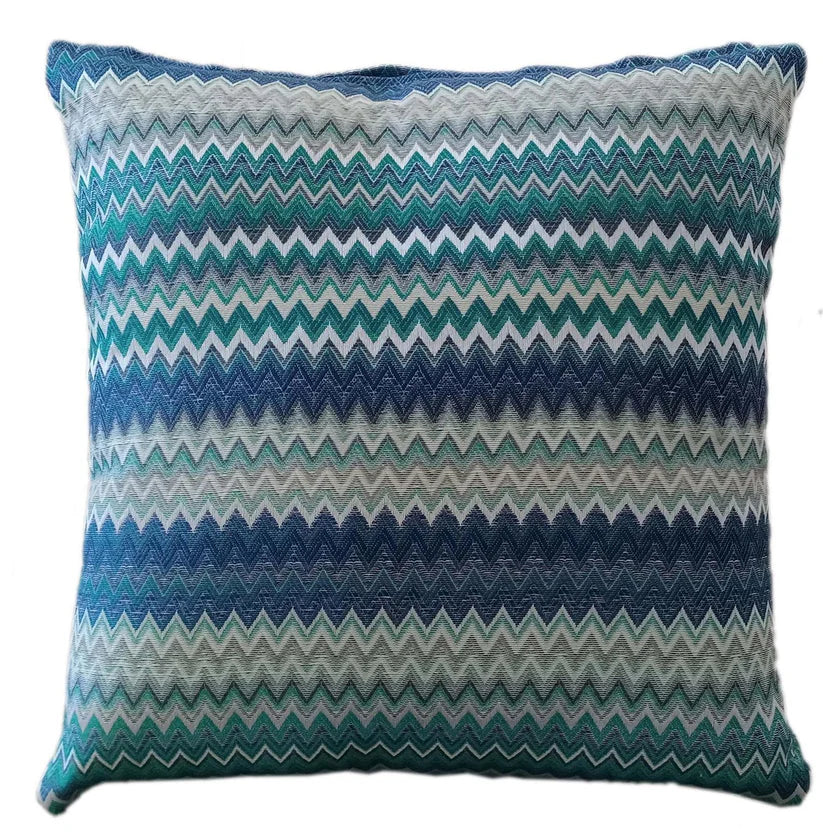 Mia Bohemian Throw Blanket with Tribal Striped Pattern and Tasselled Edges
