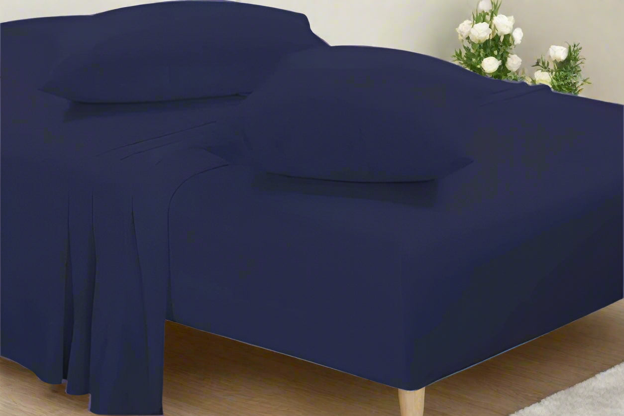 Easy Care Plain Percale Fitted Sheet 10" (25cm) 22 Colours