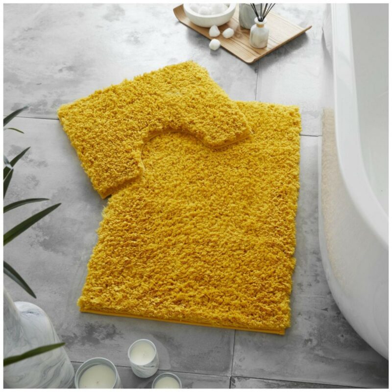 Zero Twist Bath Mat Pedestal Set 10 Colours