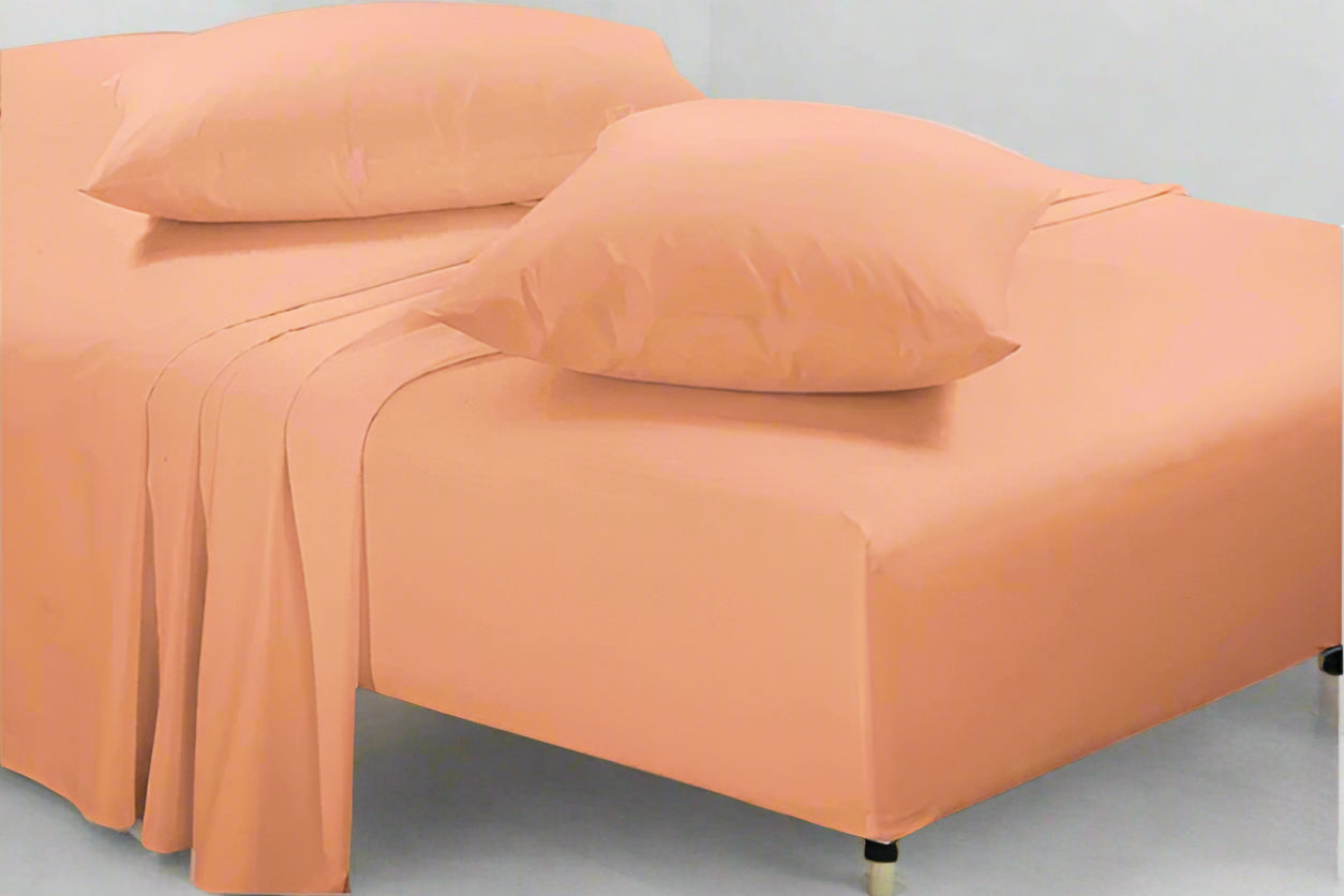 Easy Care Plain Percale Fitted Sheet 10" (25cm) 22 Colours