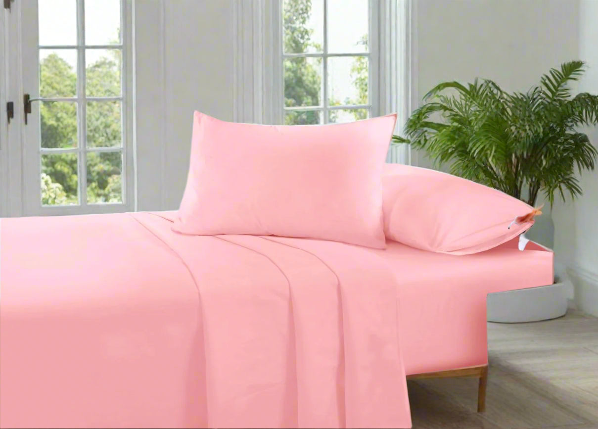 Ultra Soft Extra Deep Fitted Sheet 40cm (16") Depth 8 Colours