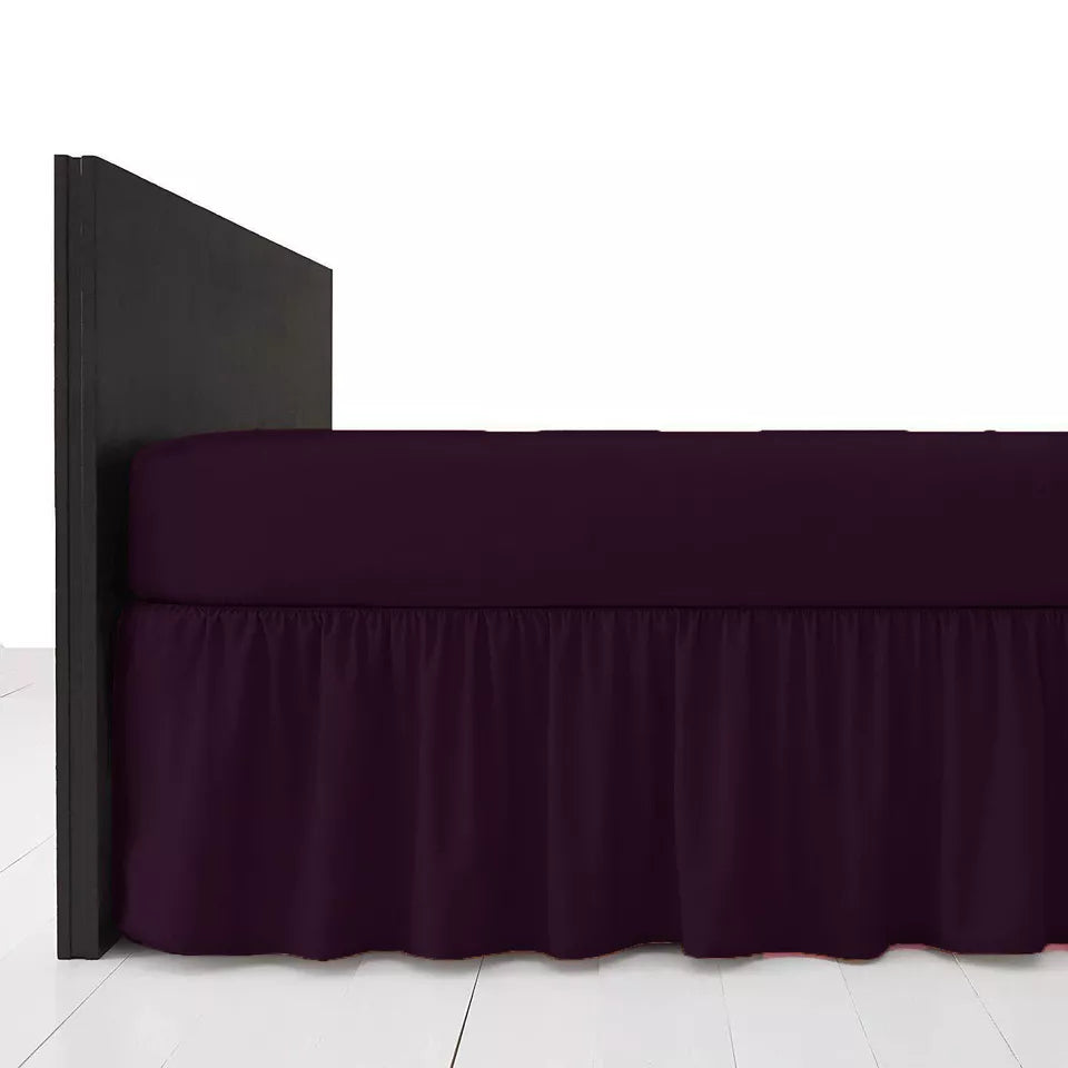 Easy Care Valance Fitted Sheet Fitted Sheet 22 Colours