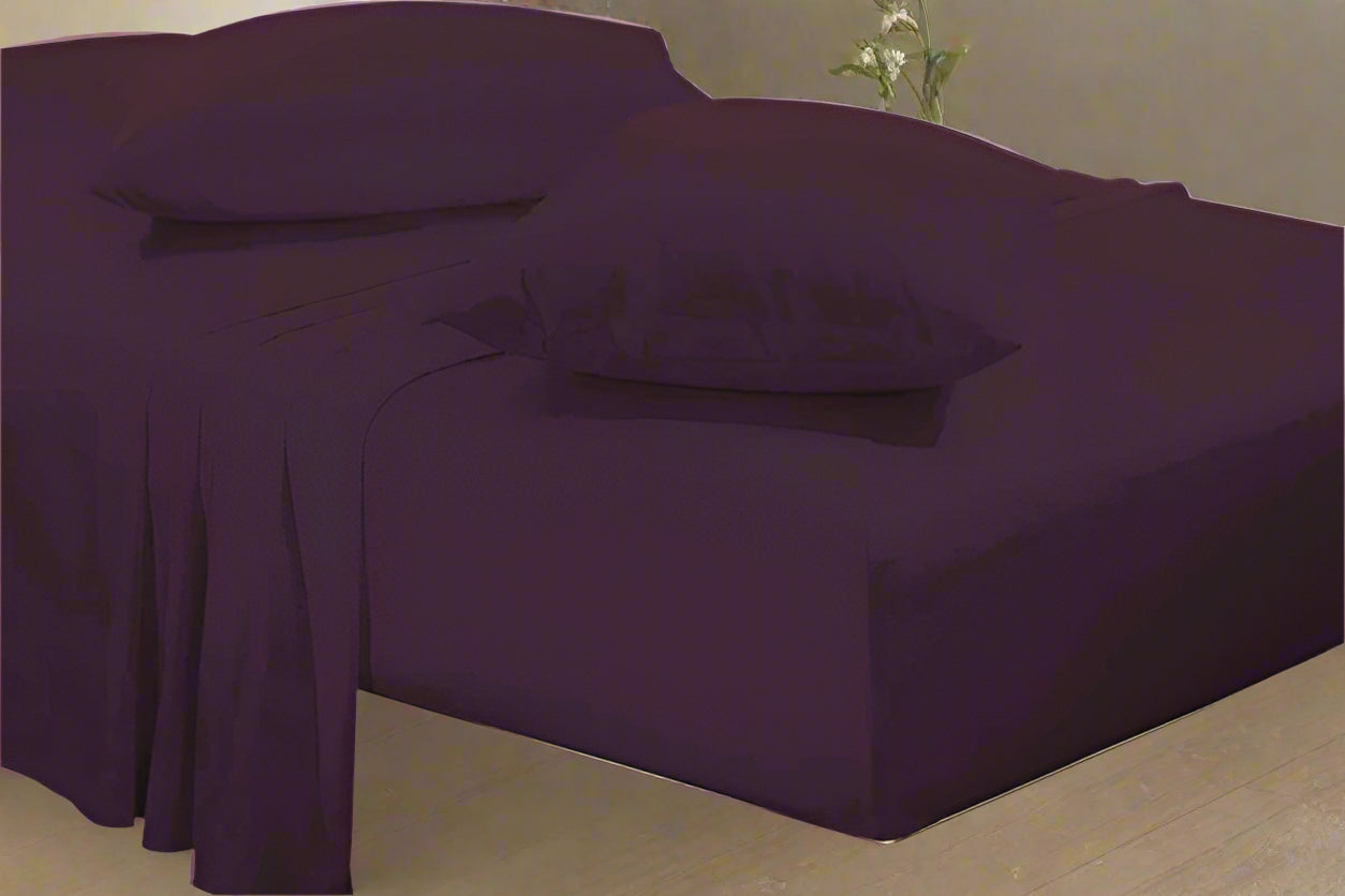 Easy Care Plain Percale Fitted Sheet 10" (25cm) 22 Colours