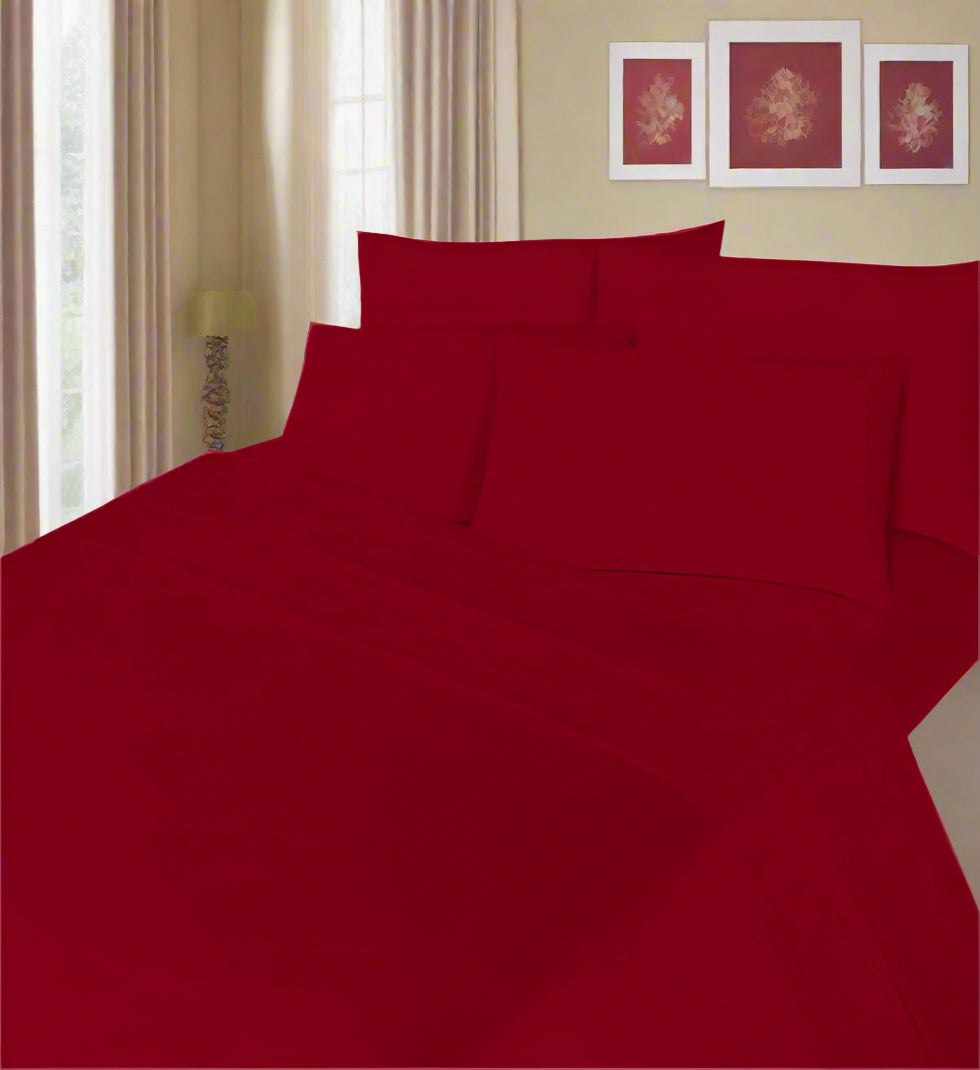 Luxury Percale Fitted Sheet Extra Deep (40cm) Non Iron 180 Thread Count Percale