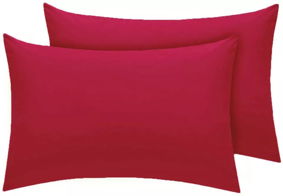 200 Thread Count Egyptian Cotton Pillowcases Oxford - Housewife 11 Colours