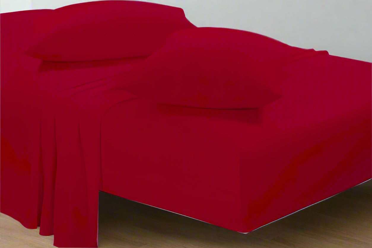 Easy Care Plain Percale Fitted Sheet 10" (25cm) 22 Colours