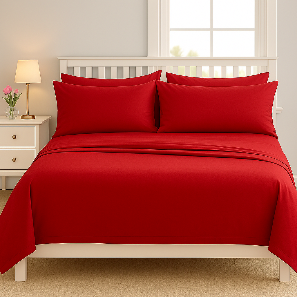 Luxury Percale 180 Thread Count Duvet Set 14 Colours