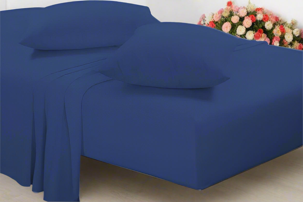 Easy Care Plain Percale Fitted Sheet 10" (25cm) 22 Colours