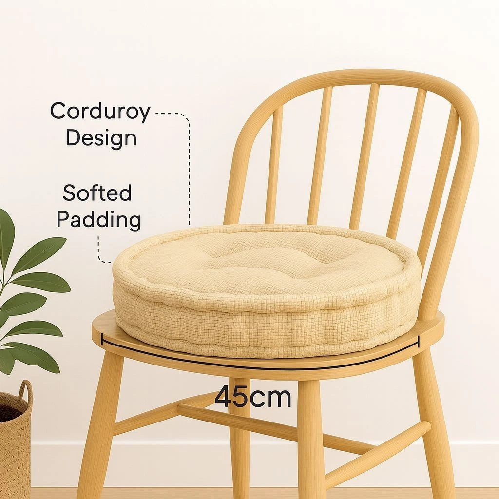 Round Textured Booster Pad Fleece Cover 7 Colours