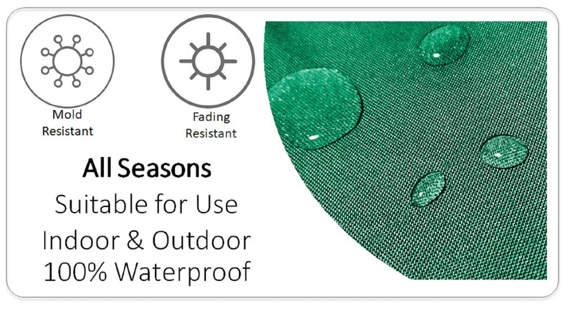 Safari Outdoor Waterproof Cushions 43x43cm Premium Comfort Durable Hollow-Fibre Filled Water-Resistant Stylish Decor for Patio Garden Beach Travel